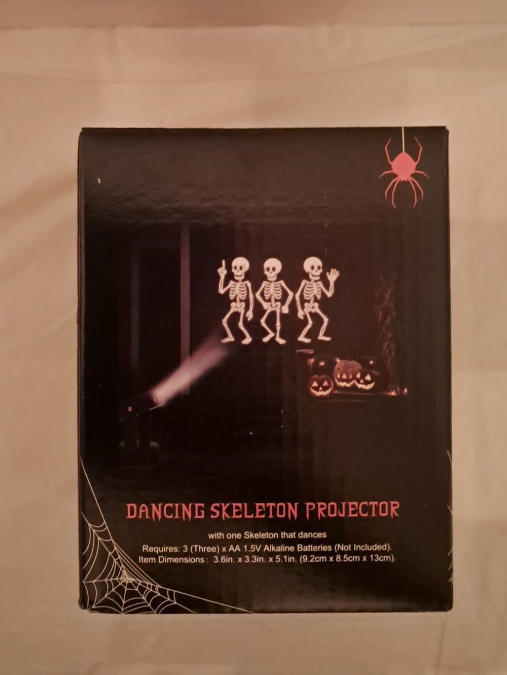 Dancing Skeleton Projector - Black